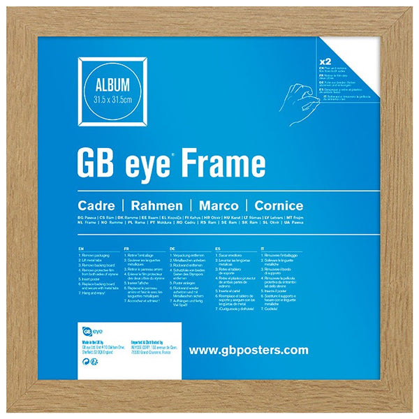 Frame - Album & Vinyl Frame - Oak (31.5 x 31.5cm). Now available online in uae
